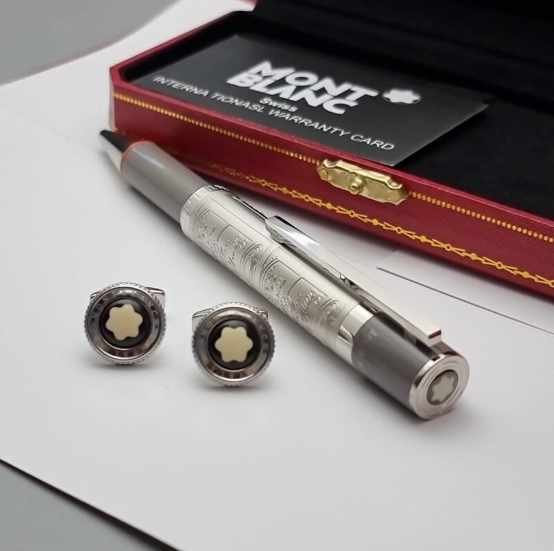 قلم مونت بلانك رمادي