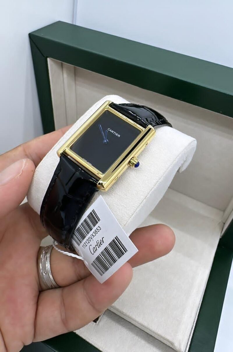 ساعة جلد رجالي ماركة كارتير