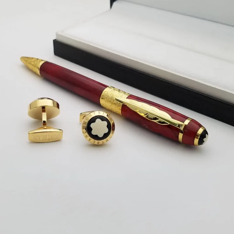 قلم مونت بلانك عنابي