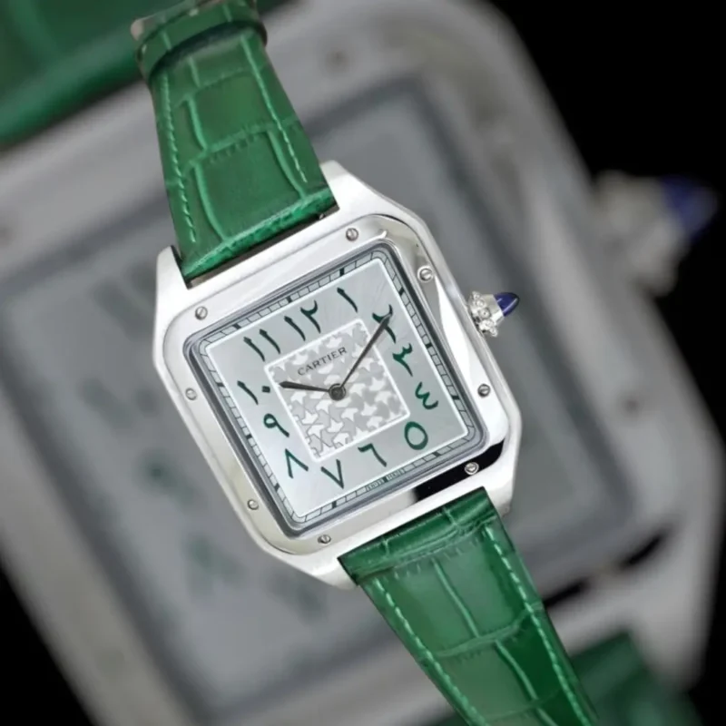 ساعة كارتير جلد ارقام عربي