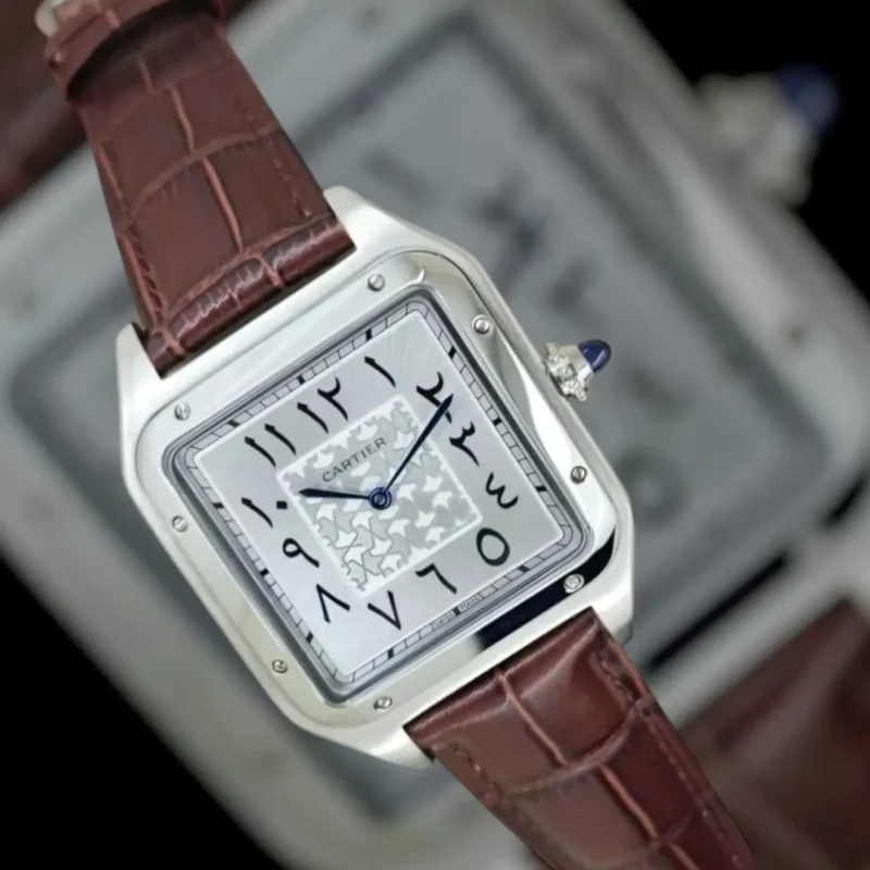 كارتير سانتوس جلد بني