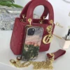 شنطة ديور احمر