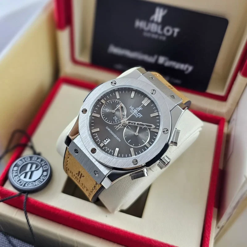 ساعه جلد رجالي