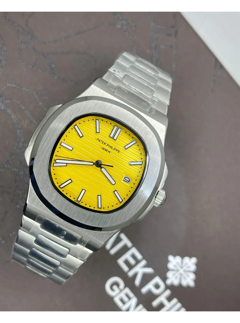 ساعة باتيك فيليب مينا اصفر