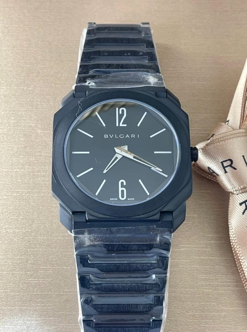 ساعة بولغاري رجالي سوادا