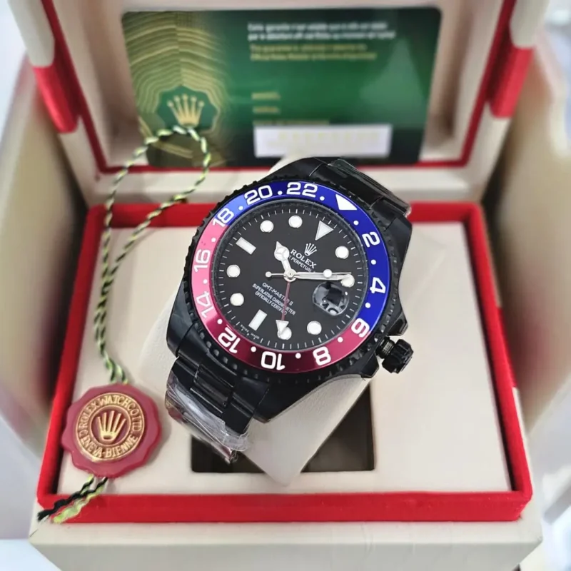 ساعة رولكس باتمان سوداء