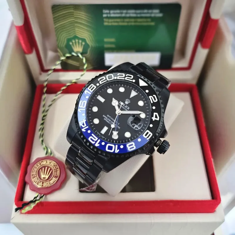 ساعة رولكس جي ام تي اسود