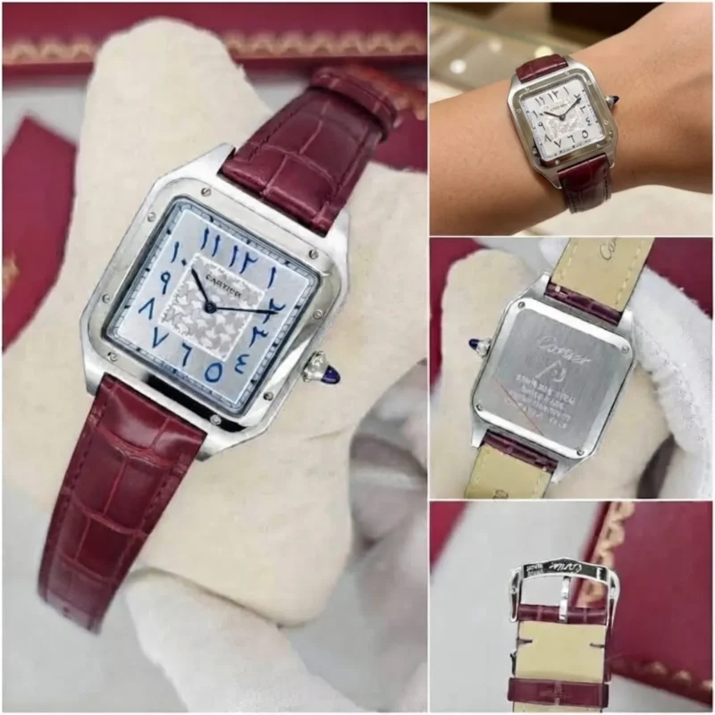 ساعة كارتير جلد رجالي