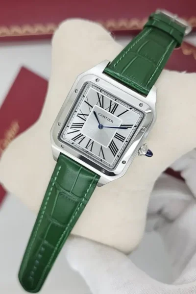 ساعة كارتير سانتوس جلد
