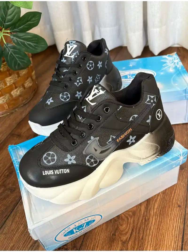 شوز لويس فيتون أسود سبورت