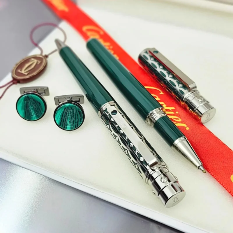 طقم كبكات واقلام كارتييه