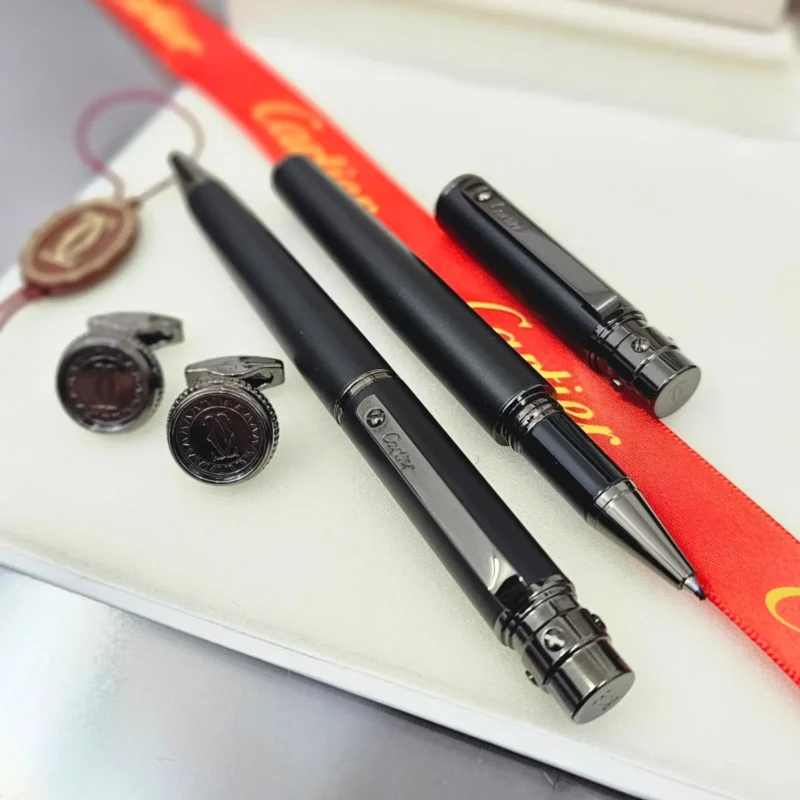 قلم وكبك كارتير رجالي لون اسود