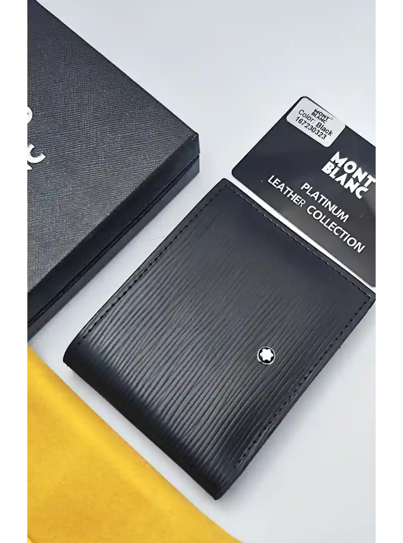 محفظه مونت بلانك رجالي اسود