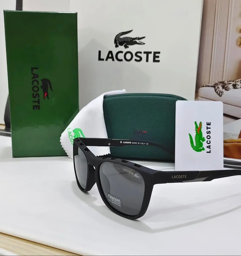 نظارة شمس لاكوست سوداء