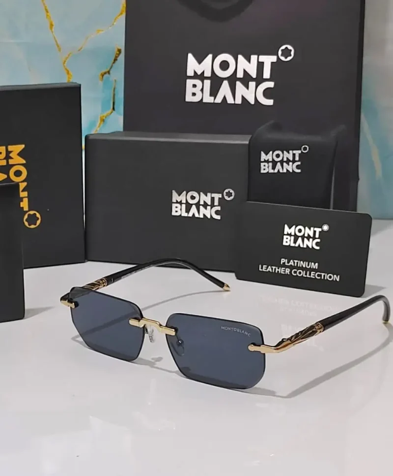 نظارة مونت بلانك شمسيه مستطيله