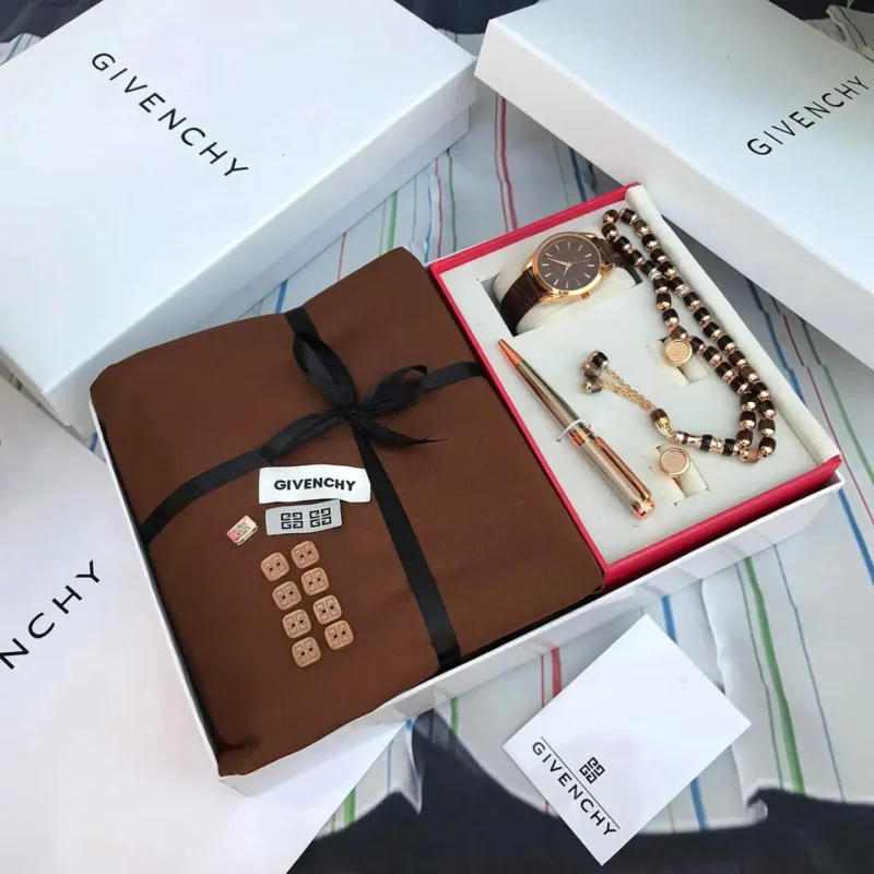 هديه رجال طقم ثوب وساعه