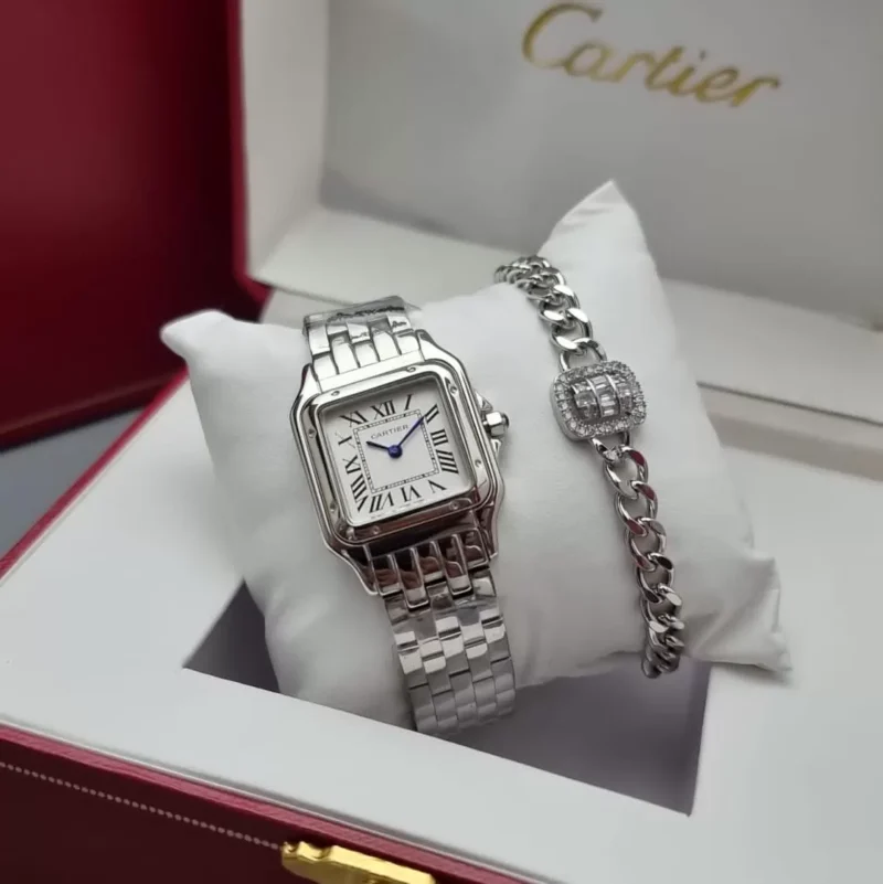 طقم ساعة واسوارة كارتير