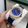 ساعه هوبلت نسائي ربل ازرق