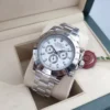 ساعه رولكس رجالي فضي