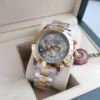 ساعة رولكس فضي وذهبي