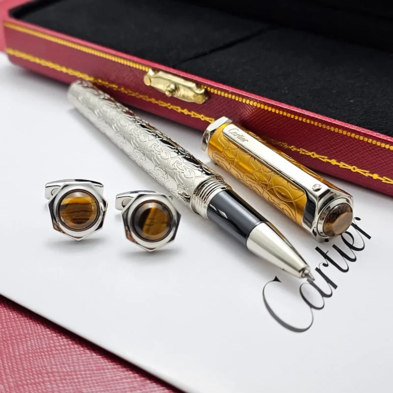 طقم كارتير قلم وكبك