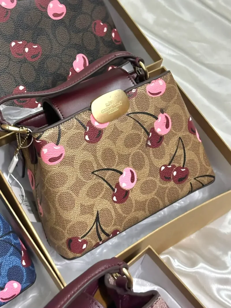 شنطه كوتش كرز بني