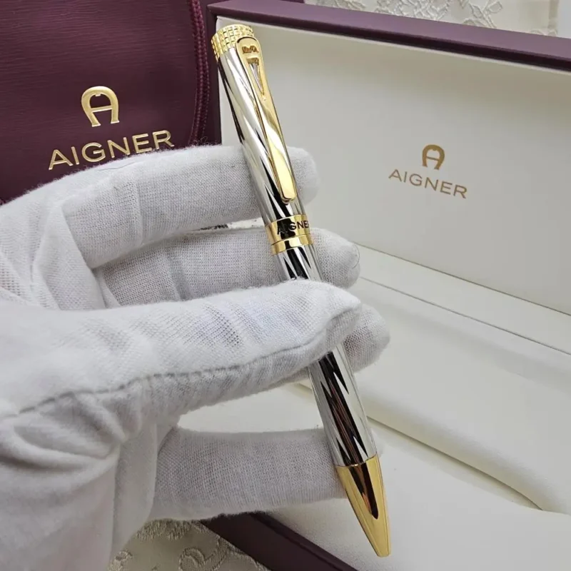 قلم اغنر فضي وذهبي