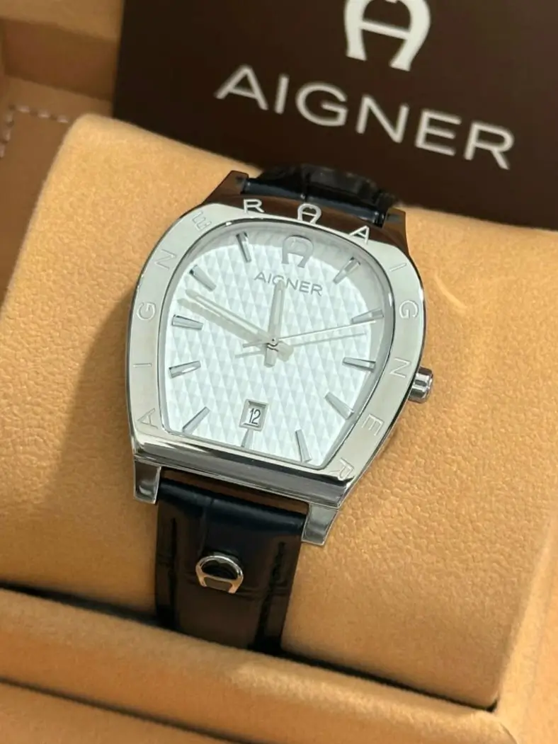 ساعه اغنر رجالي جلد