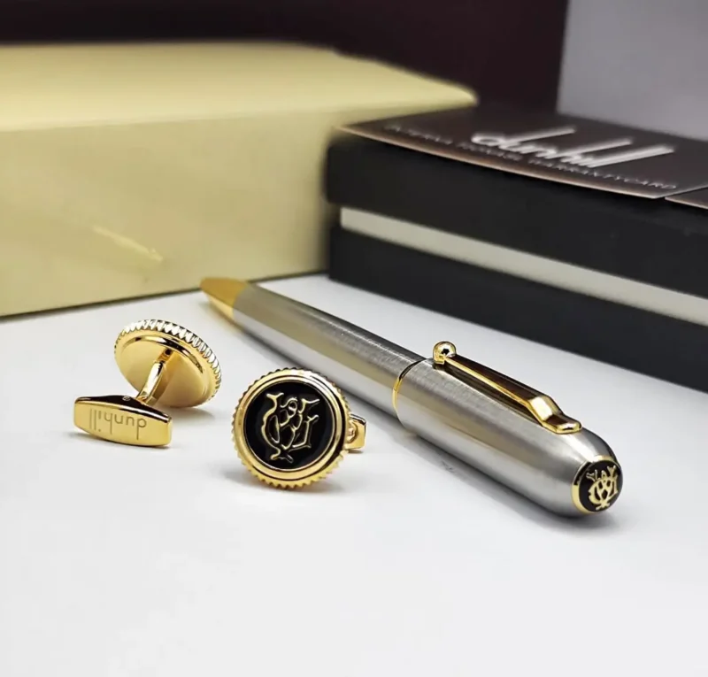 قلم دنهل فضي مع كبك