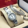 ساعة ماركة كارتير مع خاتم واسواره
