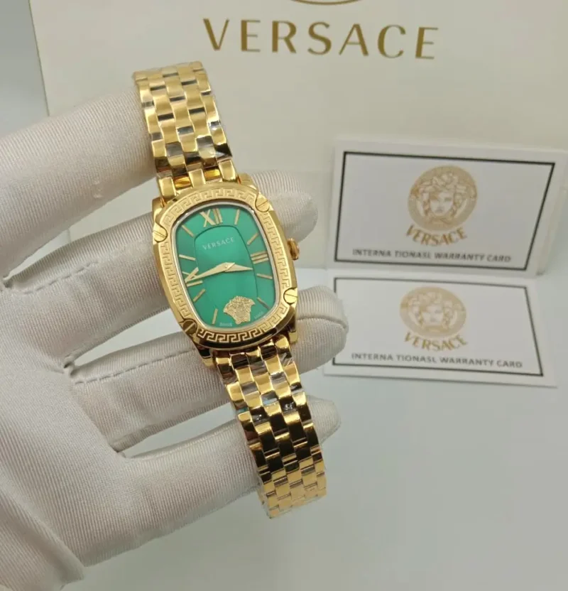 فرزاتشي نسائي ذهبي مينا اخضر