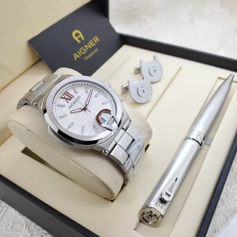 طقم قلم كبك ساعة اقنر