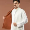 سديري شتوي رجالي ابيض