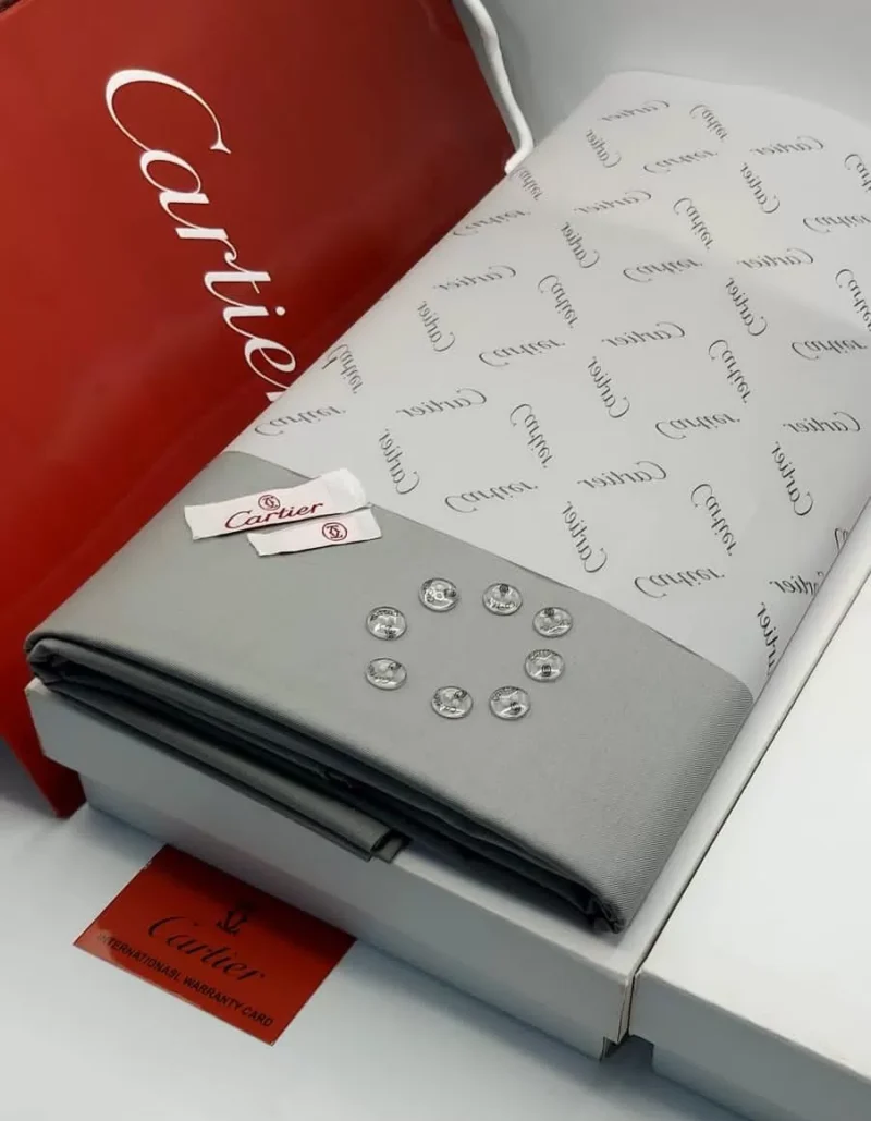 قماش كارتير رمادي فاتح شتوي