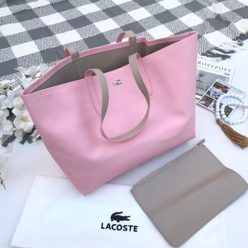 شنطه لاكوست وردي