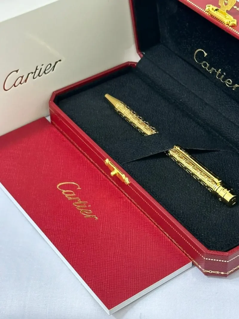 قلم كارتير ذهبي نحيف