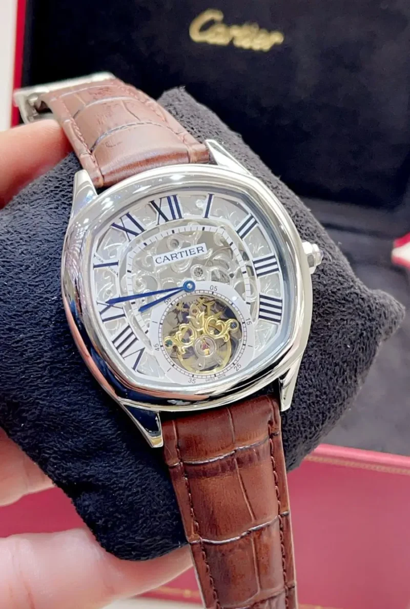 ساعة درايف كارتير جلد بني