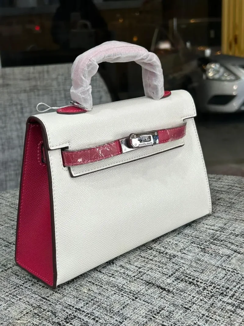 شنطة هرمز ابيض واحمر