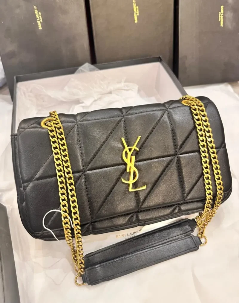 شنطة كتف سان لوران اسود صغيره