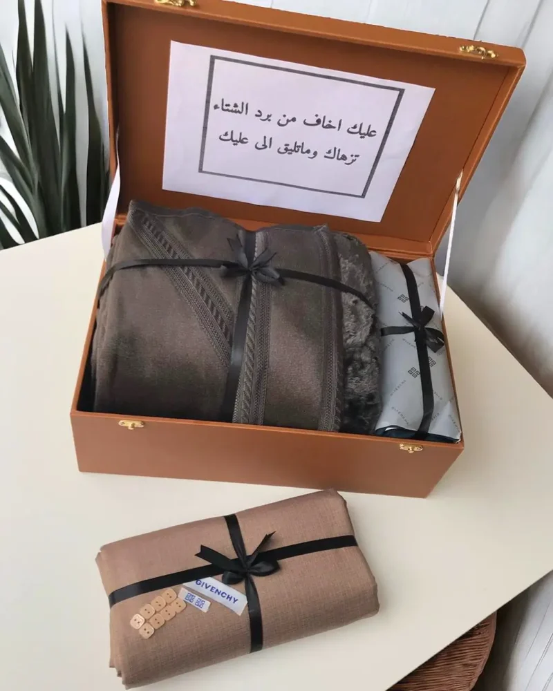 بكج قماش وفرو رجالي