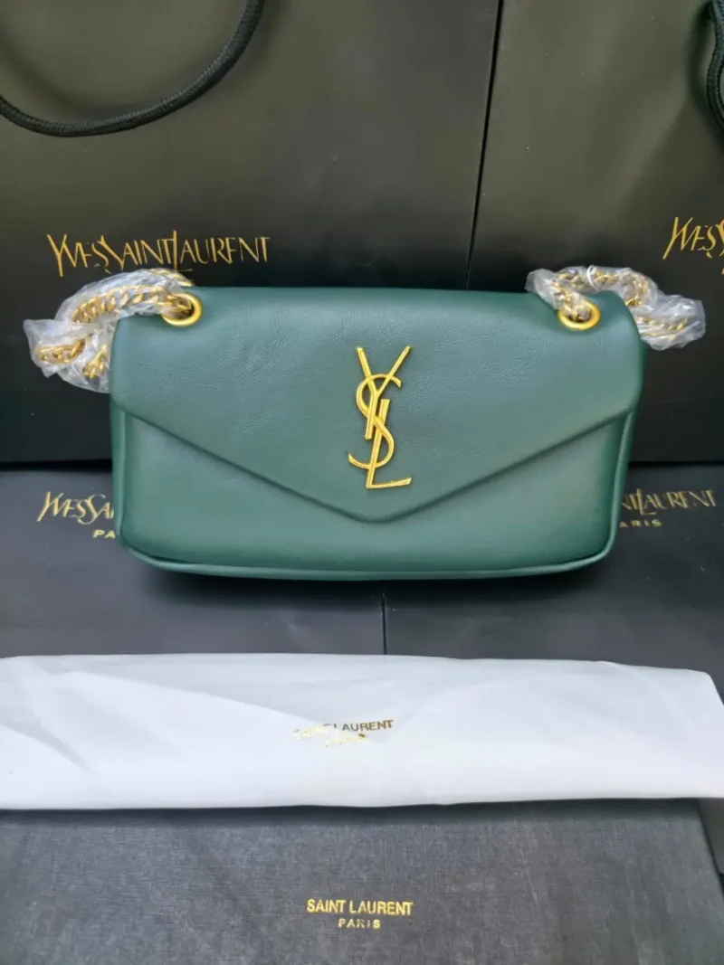 شنطة اف سان لوران اخضر