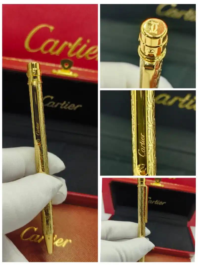 قلم كارتير ذهبي نحيف