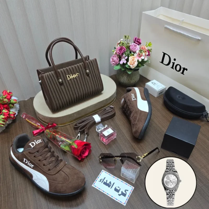 بكج شنطة وشوز ماركة ديور