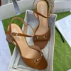 شوز غوتشي كعب نسائي
