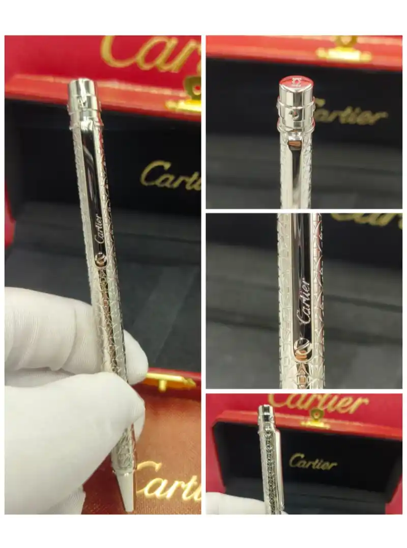 قلم كارتير فضي كامل