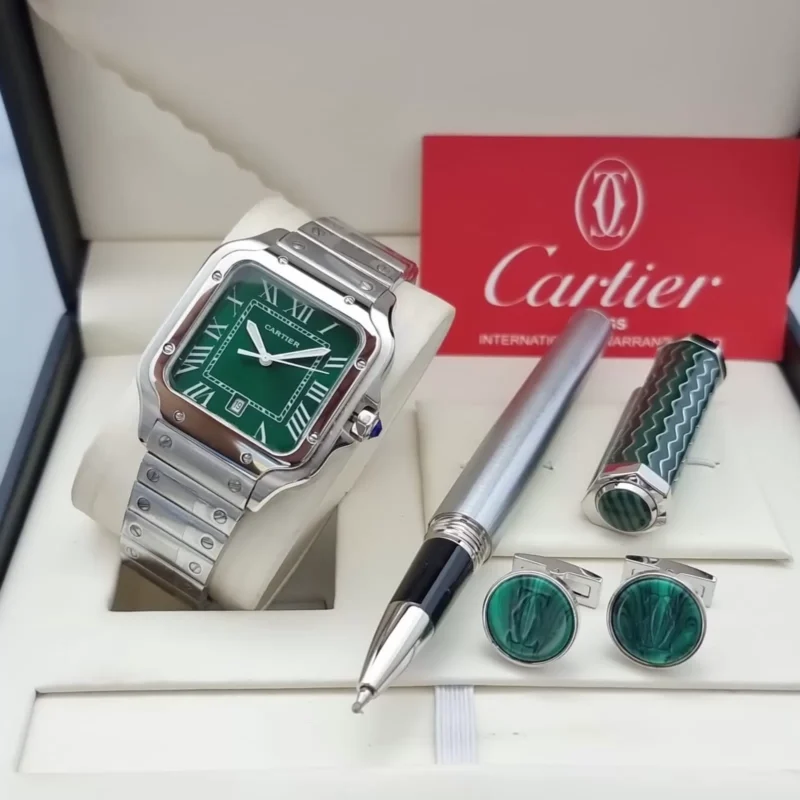 طقم كارتير ساعه قلم كبك