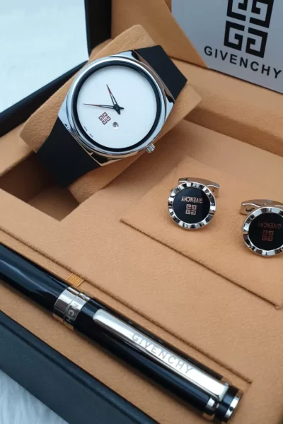 طقم ساعة وقلم جفنشي