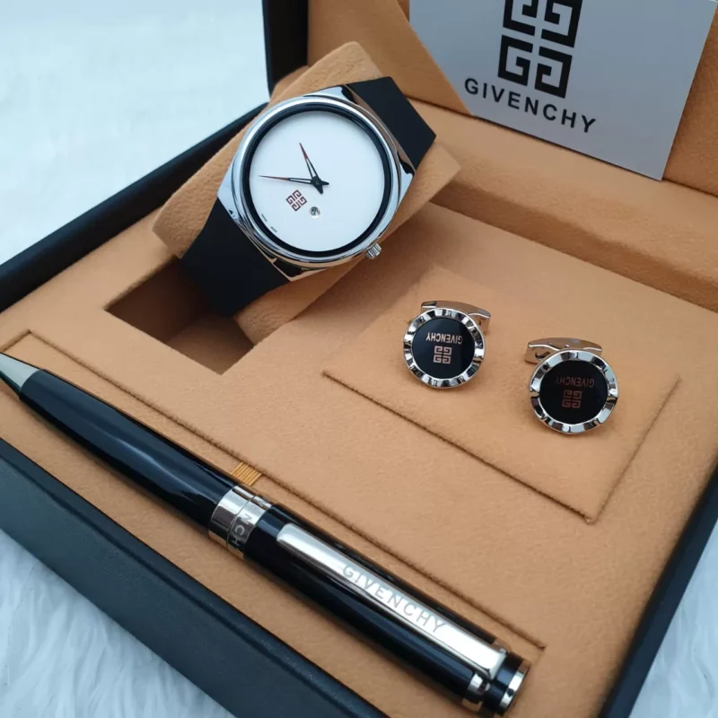 طقم ساعة وقلم جفنشي