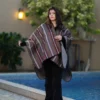 شال نسائي وجهين