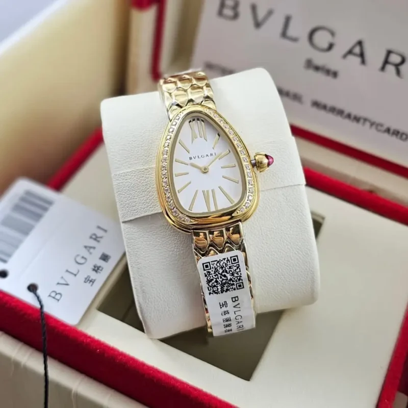 ساعه بولغاري حريمي ذهبي